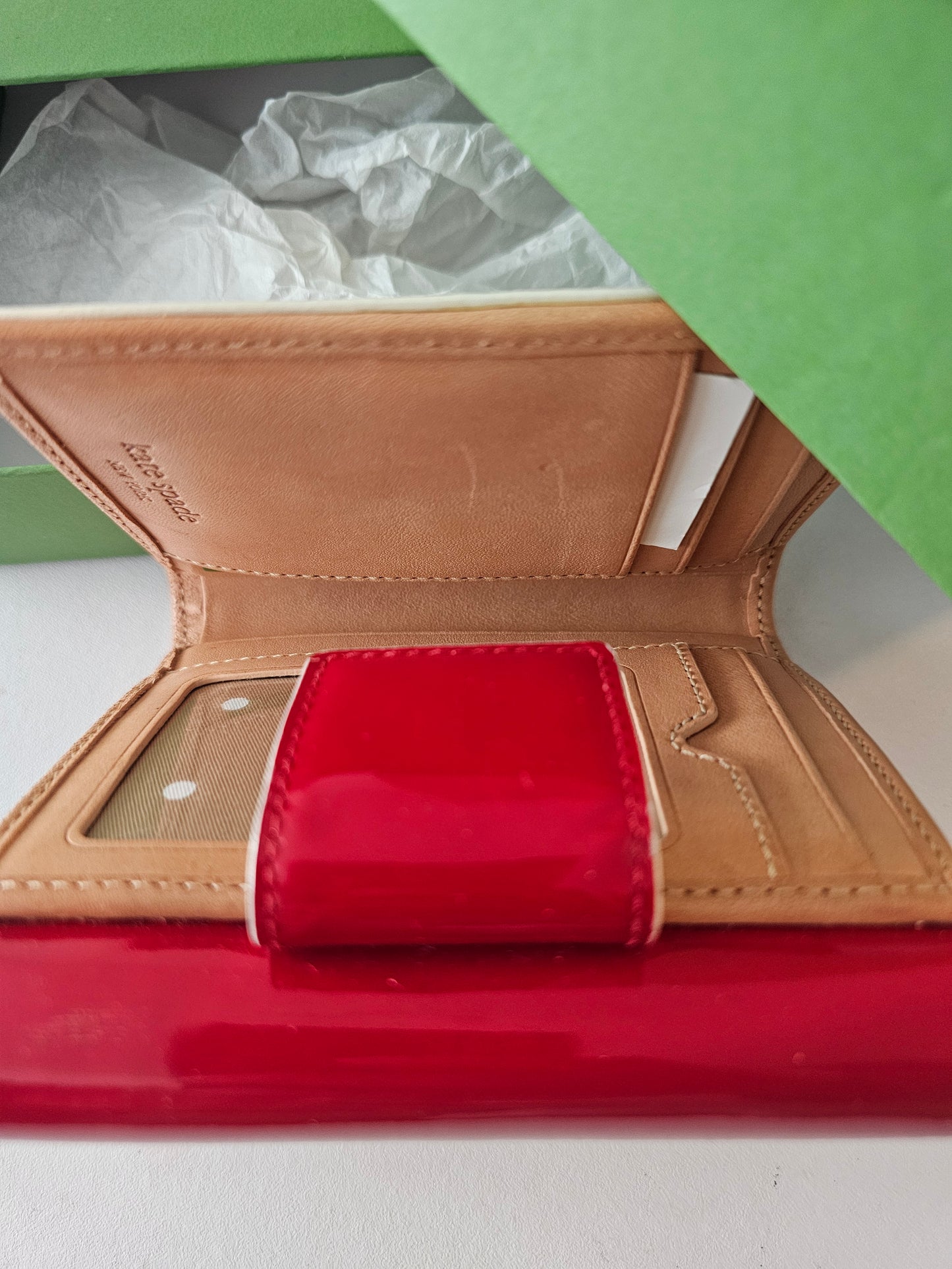 Kate spade tri fold card wallet card holder.