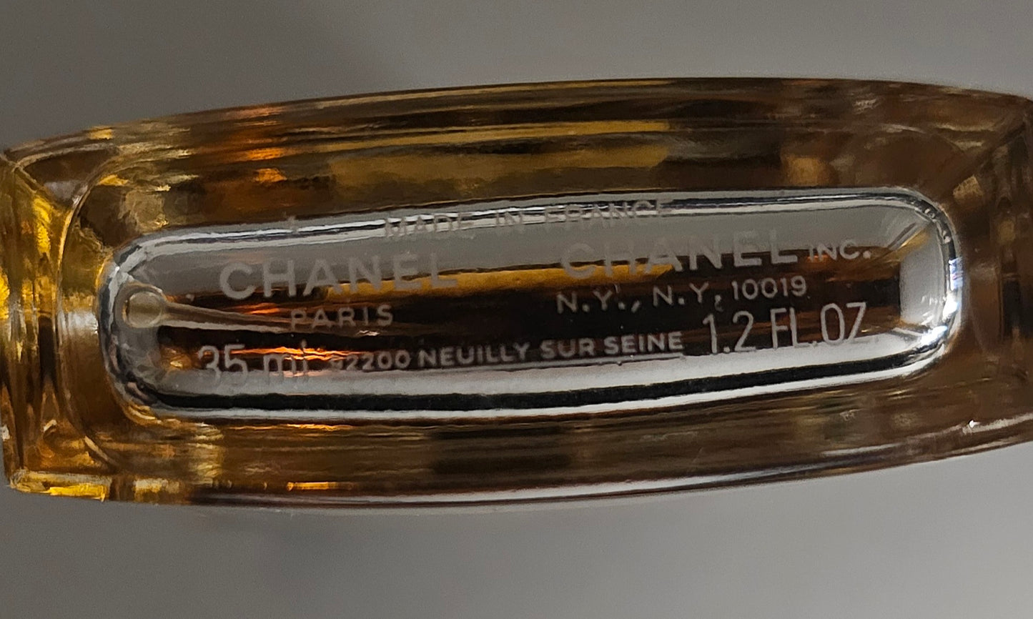 Vintage Chanel N°5 Eau De Parfum Perfume Spray Bottle 35 ml 1.5 FL OZ