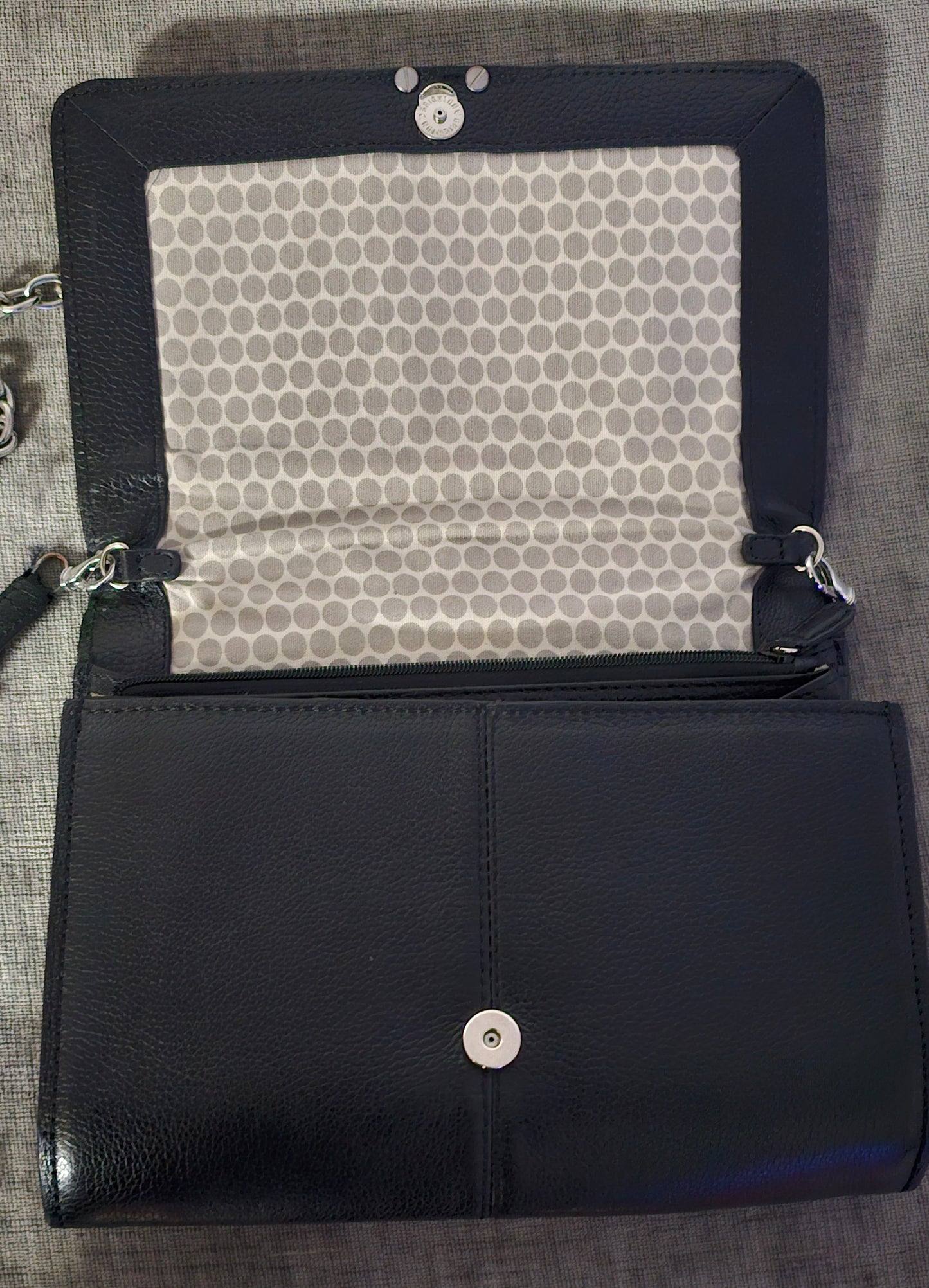 Brighton studded black crossbody