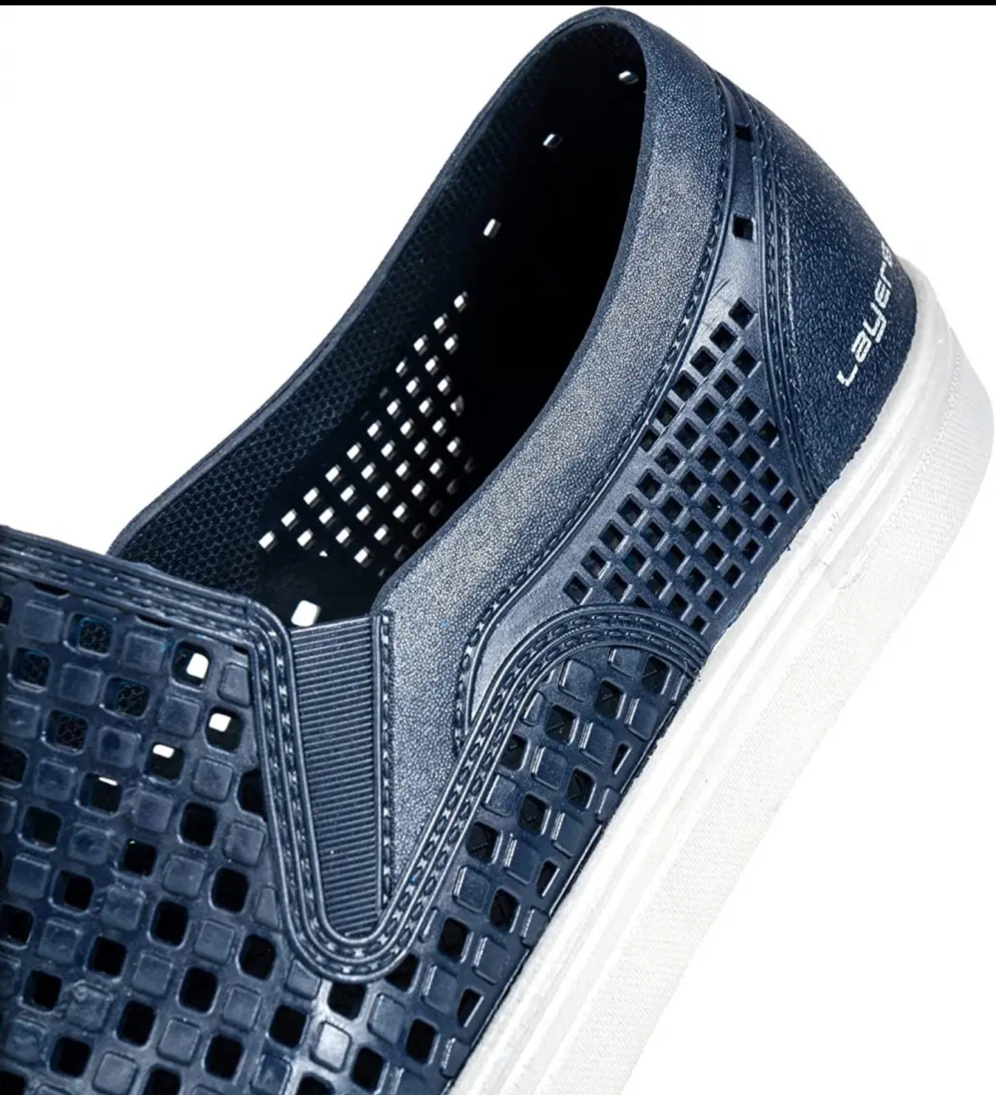 Layer 8 Men's Recovery Shoes Slip on Breathable Lightweight Waterproof...
