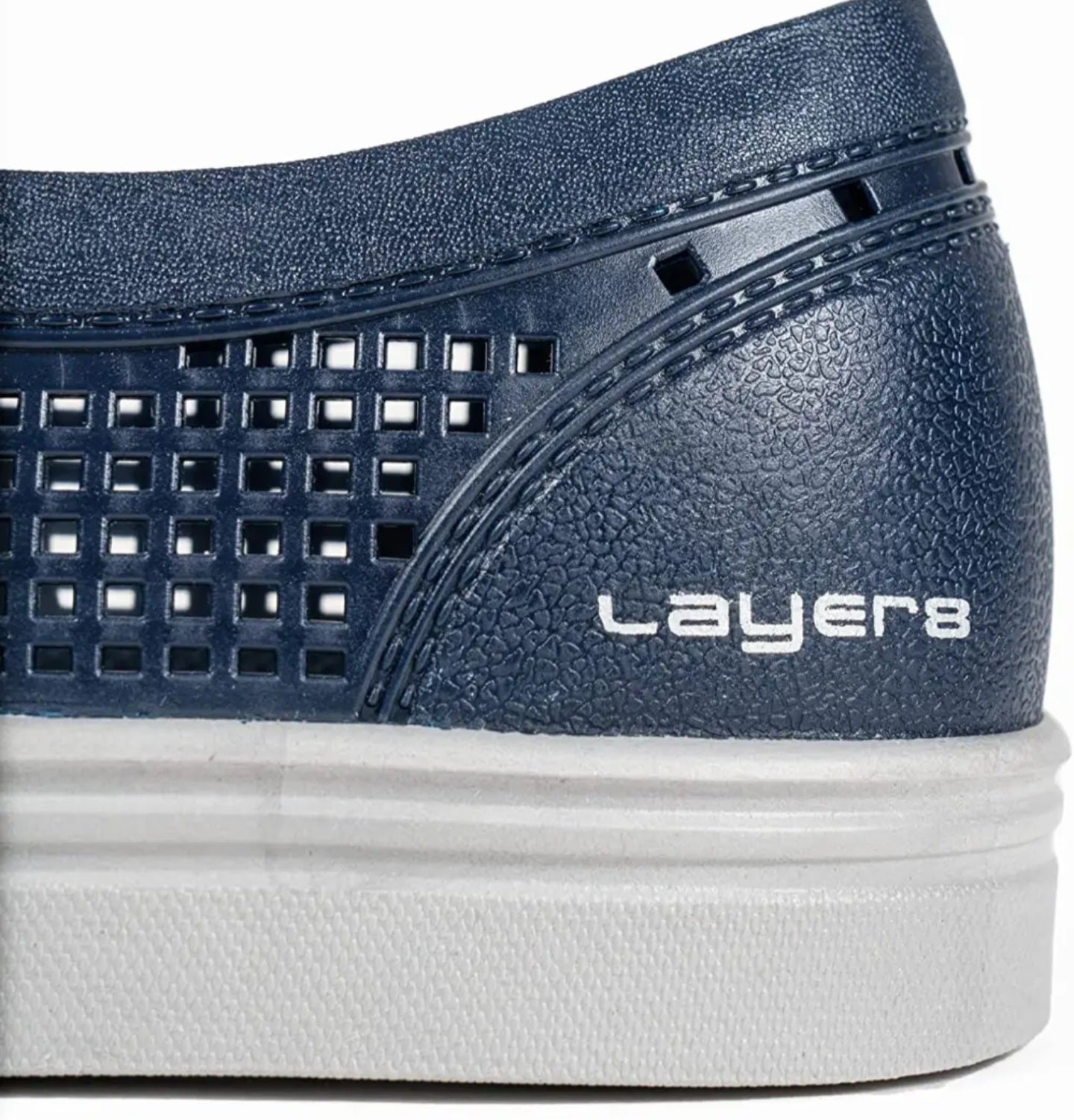 Layer 8 Men's Recovery Shoes Slip on Breathable Lightweight Waterproof...