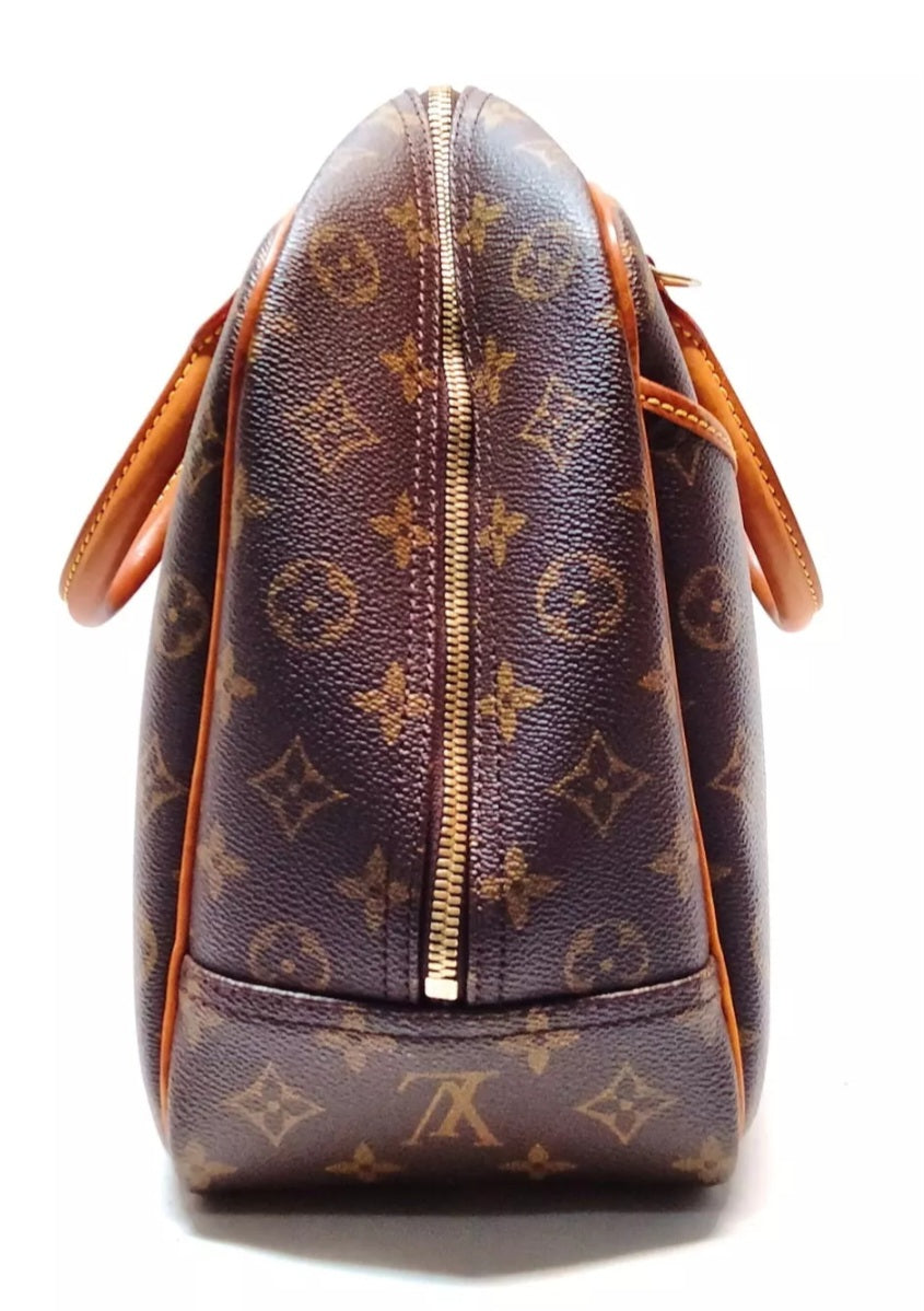 LOUIS VUITTON MONOGRAM DEAUVILLE BOWLING VANITY HANDBAG