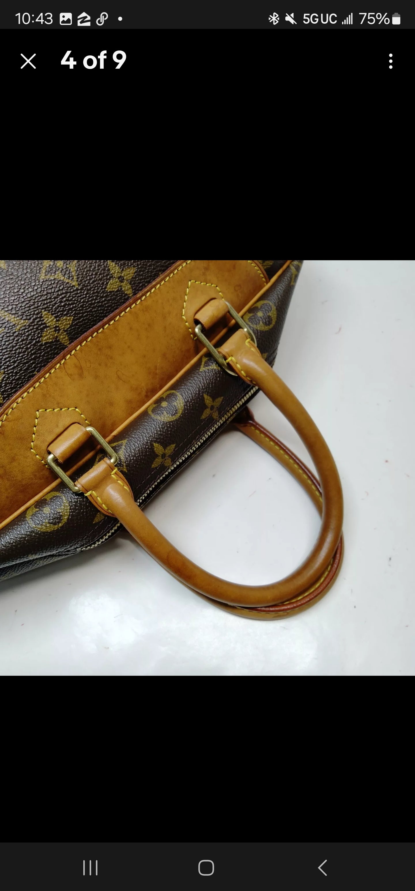 LOUIS VUITTON MONOGRAM DEAUVILLE BOWLING VANITY HANDBAG