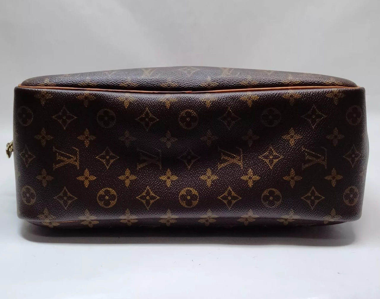 LOUIS VUITTON MONOGRAM DEAUVILLE BOWLING VANITY HANDBAG