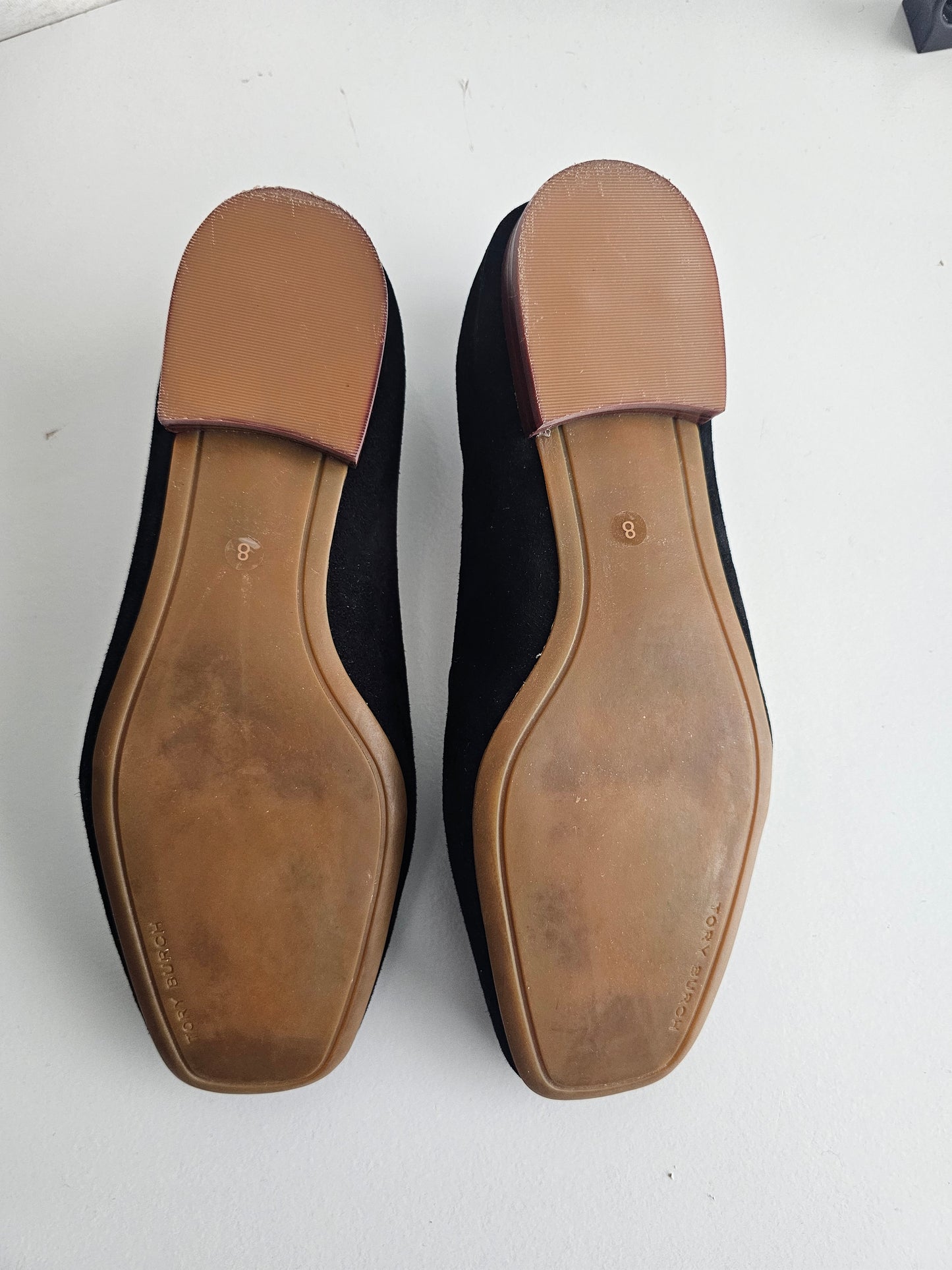 Tory burch 15 mm suede loafers