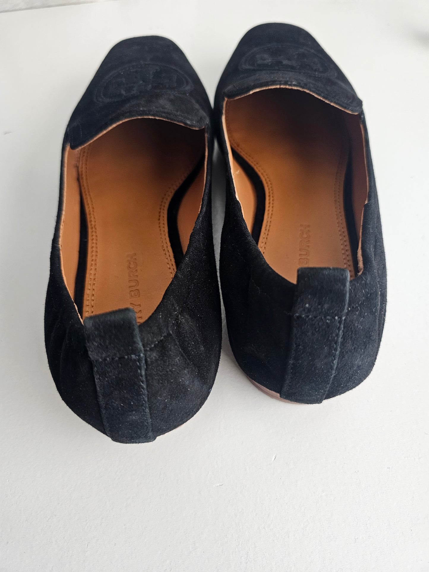 Tory burch 15 mm suede loafers