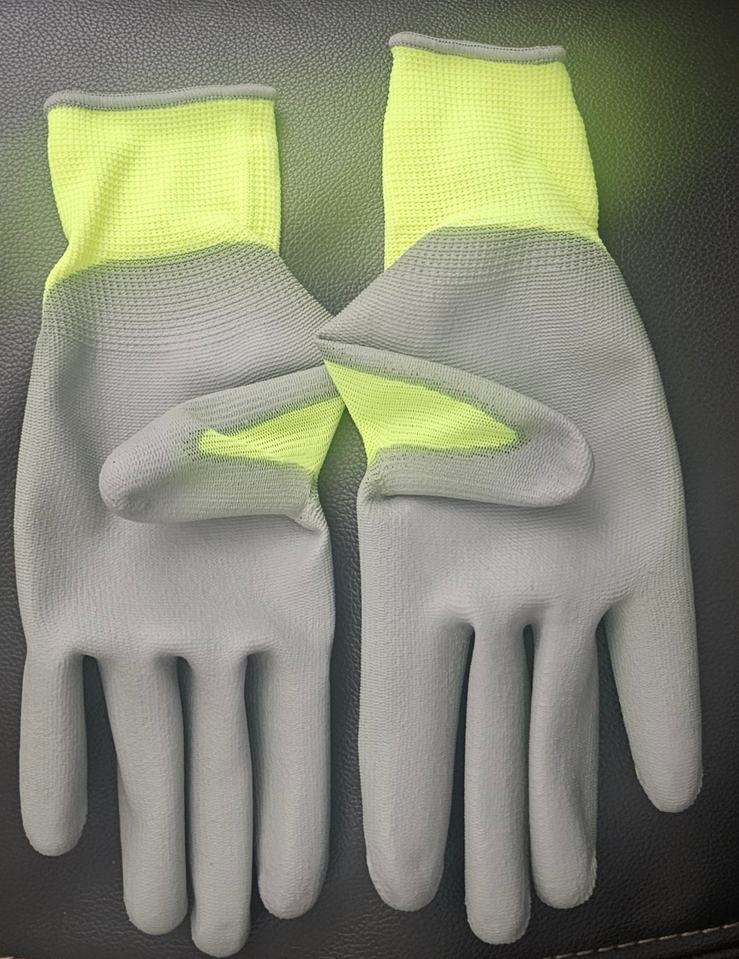Westchester Protective Touch Screen Hi-Vis Yellow Palm Coated Gloves Large L