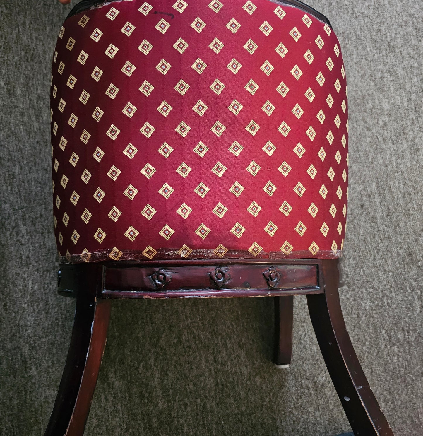 Vintage French tub chair