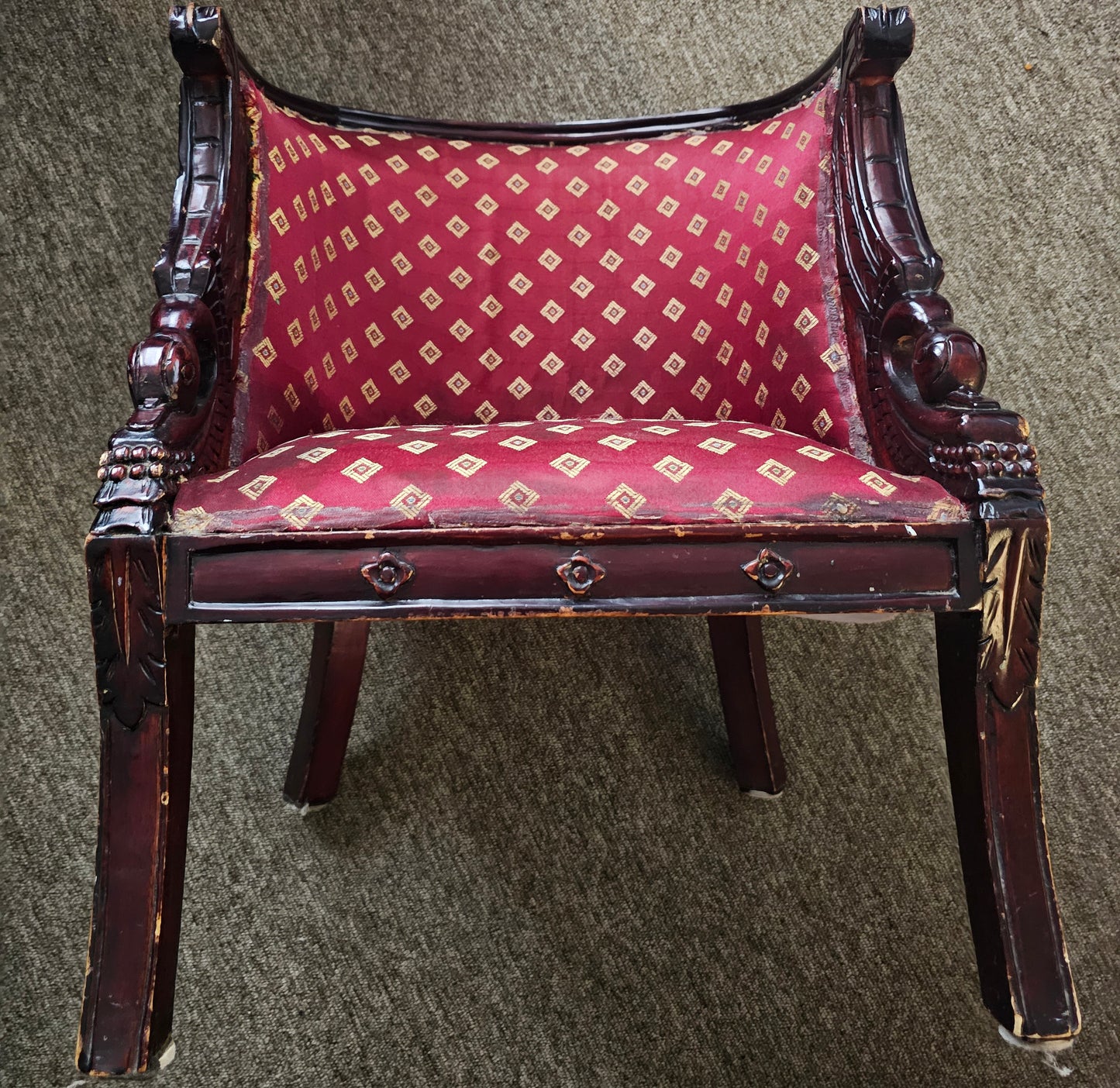 Vintage French tub chair