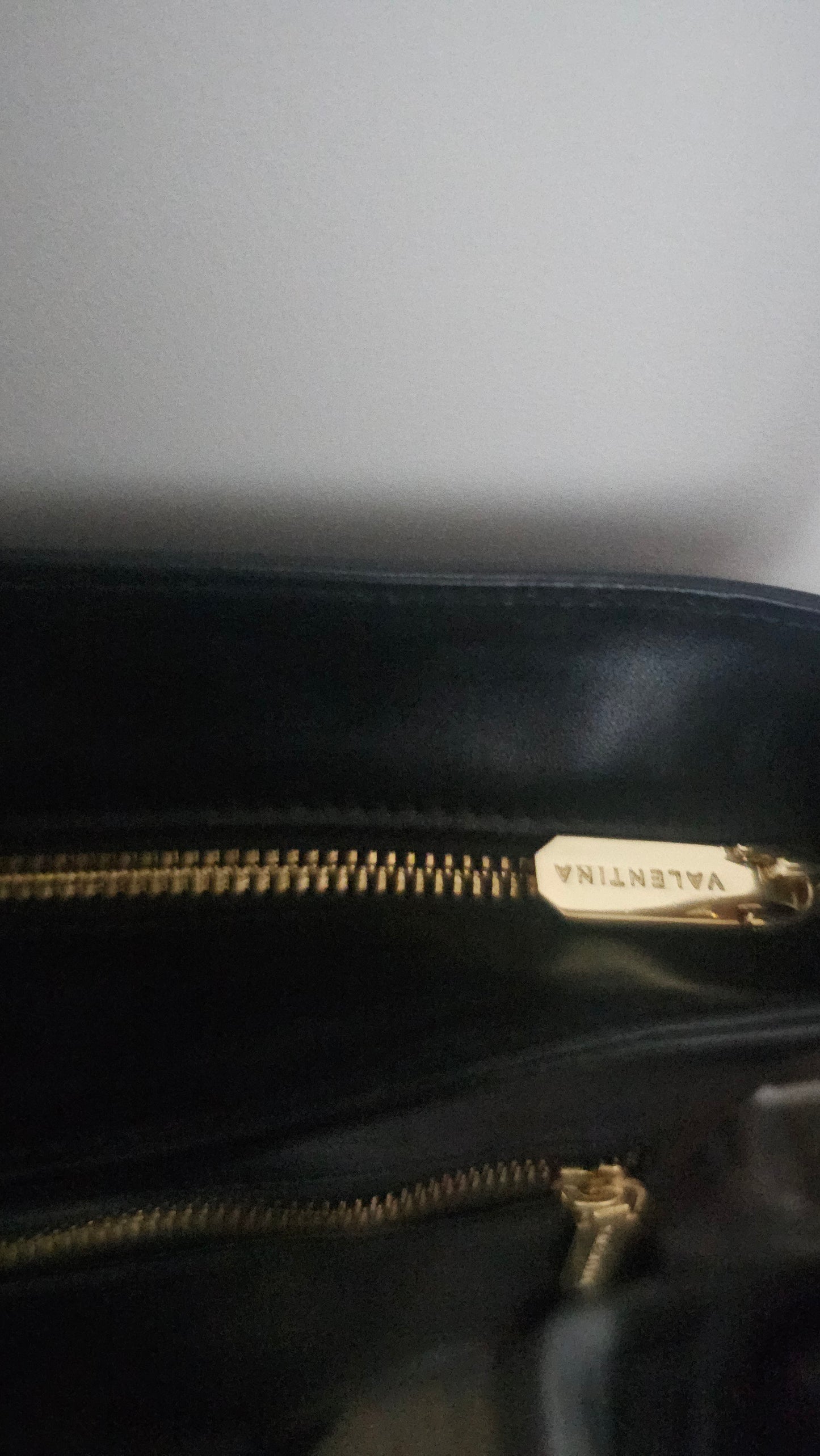 Valentina smooth leather shoulder tote