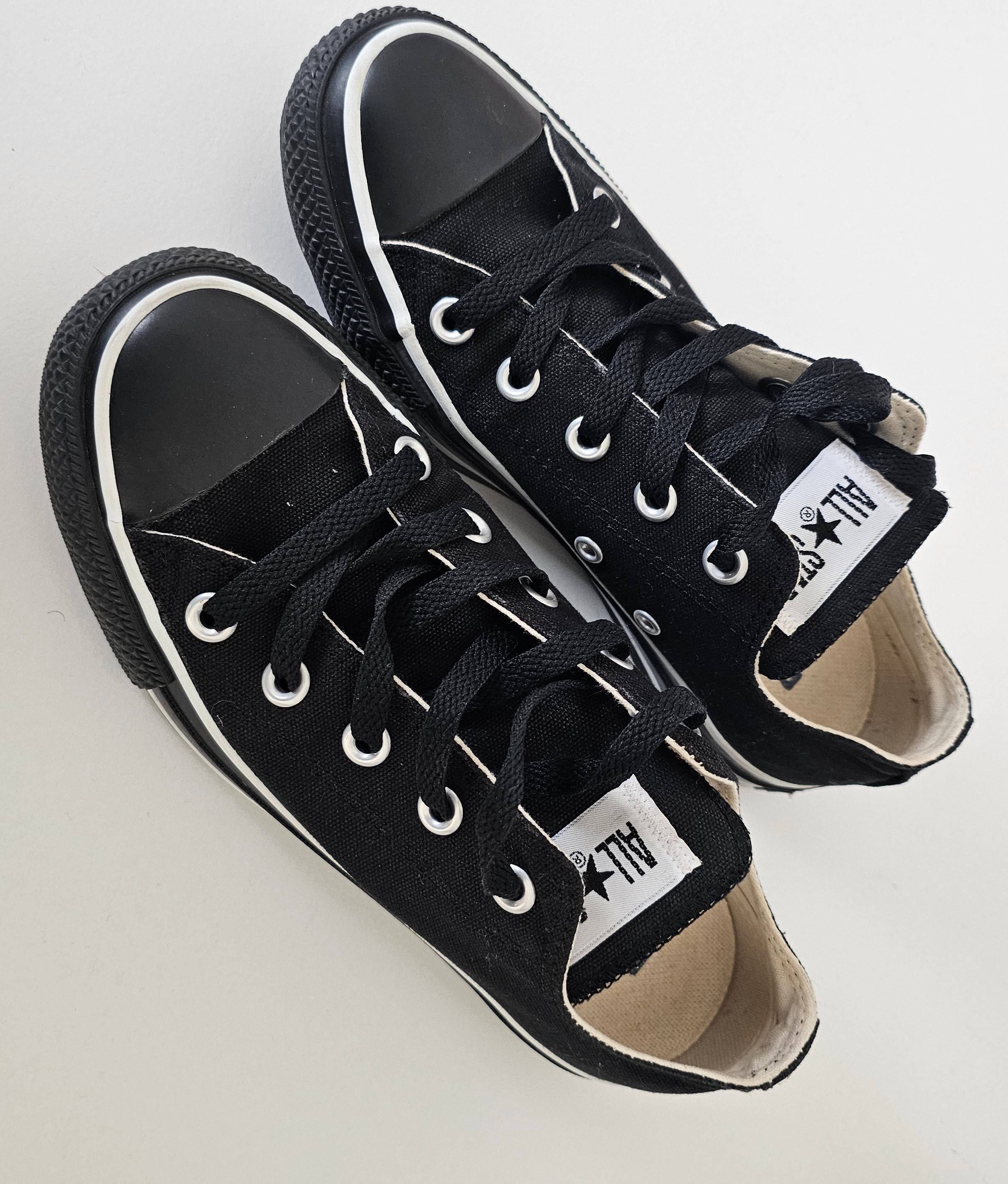 Converse all star blacked out unisex sneakers Ictreasuresk